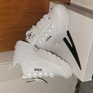 White fila sneakers